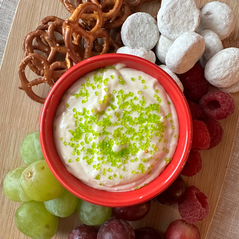 Charcuterie Board with Salted Caramel Crunch FPB Dip