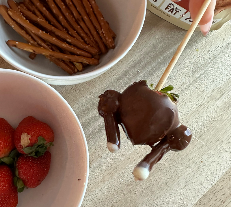 Strawberry Turkeys with Churro FPB