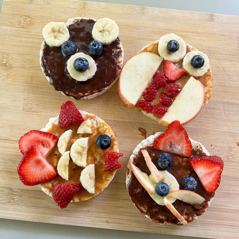 Animal Rice Cakes with your favorite FPB Flavor