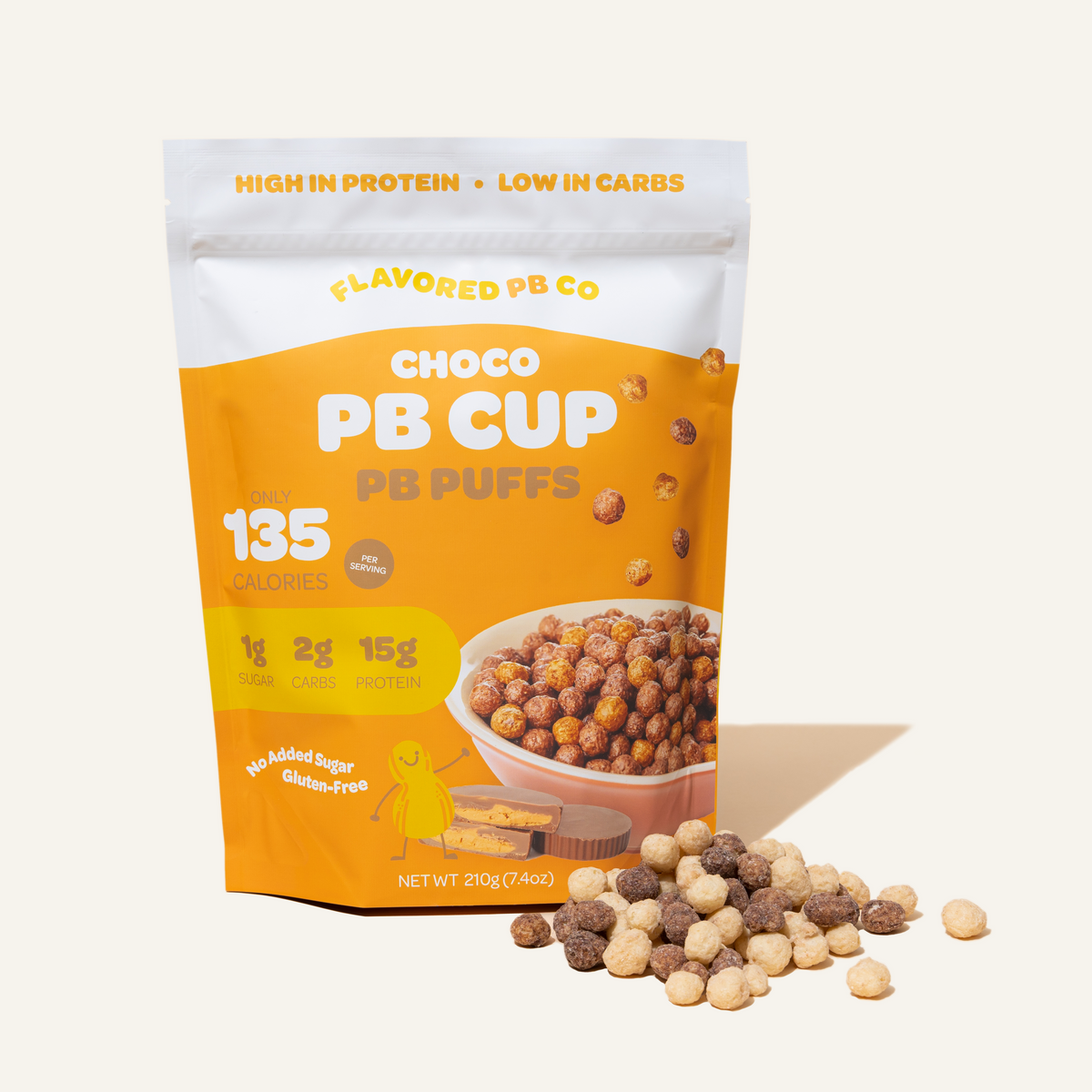 Choco Peanut Butter Cup Puffs