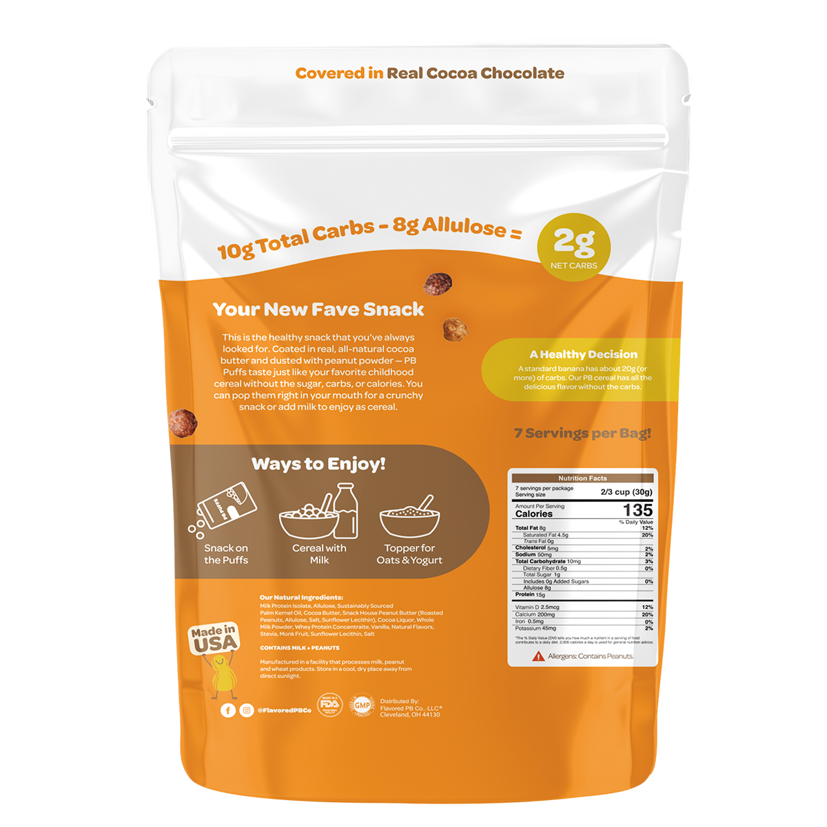 Choco Peanut Butter Cup Puffs