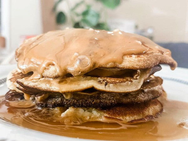 Salted Caramel Protein Pancakes