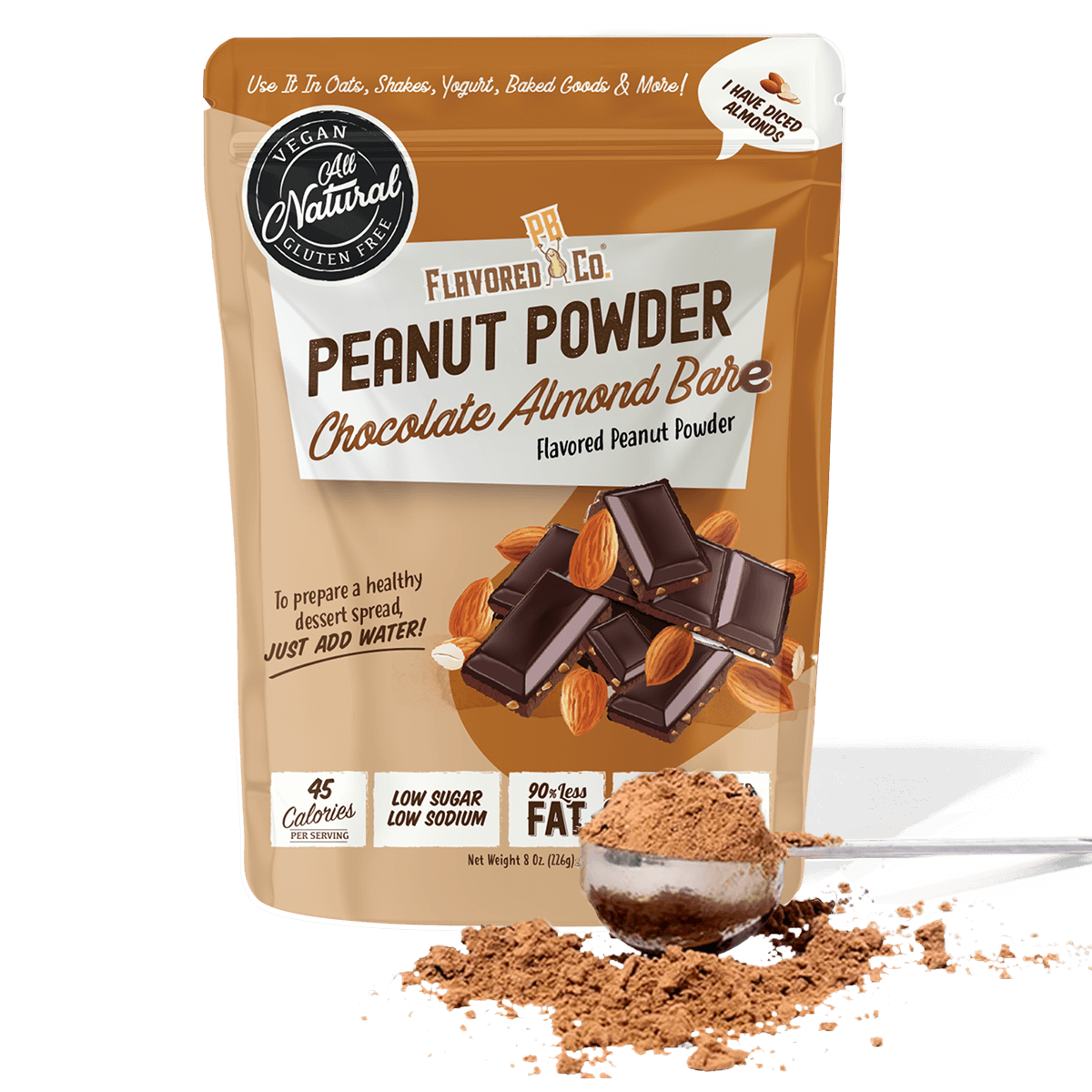 FPB Chocolate Almond Bar peanut powder