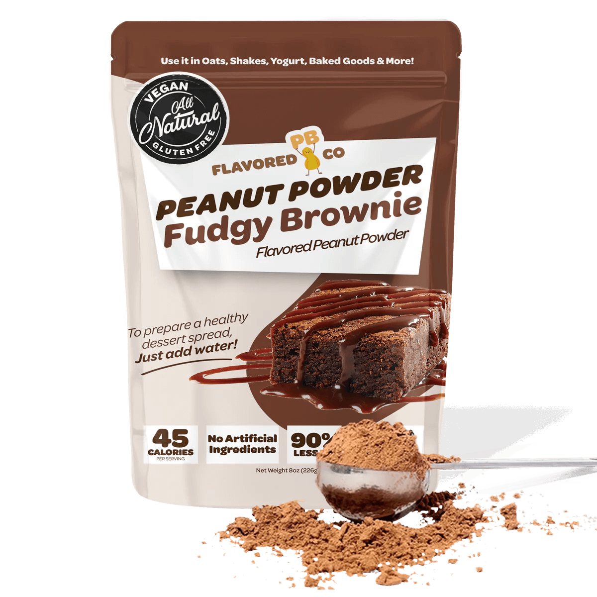 Flavored PB Co Fudgy Brownie