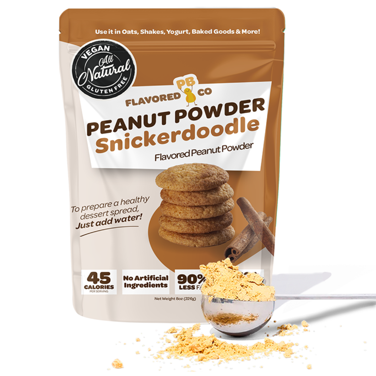 Snickerdoodle Flavored Peanut Powder